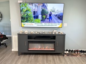 fireplace TV